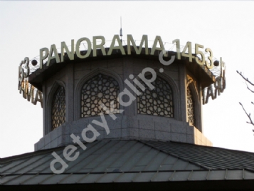 Topkap Panaroma 1453 Mzesi Polyester Kubbe ve Kule Yapm