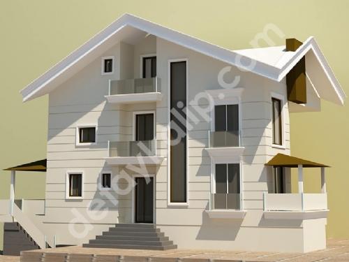 atalca Villa Polyester Prekast Uygulamas