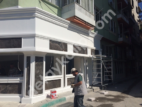 Gemlik Kuyumculuk Granit ara blmeler ile polyester prekast