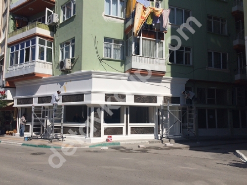 Gemlik Kuyumculuk Granit ara blmeler ile polyester prekast