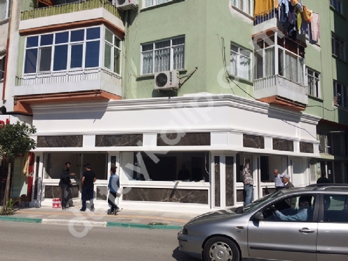 Gemlik Kuyumculuk Granit ara blmeler ile polyester prekast